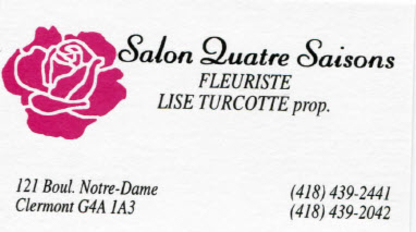Salon Quatre-Saisons Lise Turcotte - Florists & Flower Shops