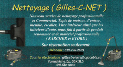 Nettoyage Gilles-C-NET - Nettoyage et entretien de meubles