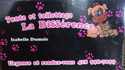 Toilettage la différence - Pet Grooming, Clipping & Washing