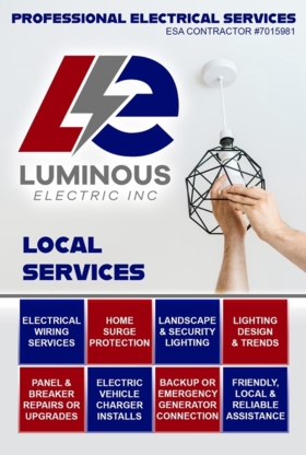 View Luminous Electric Inc.’s Colborne profile