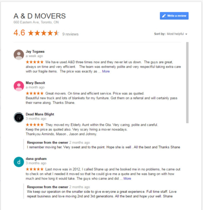 A & D Movers - Moving Services & Storage Facilities