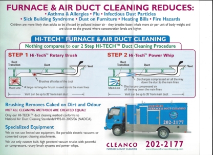 Cleanco Furnace & Duct Cleaning - Nettoyage de conduits d'aération