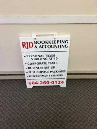 RJD Bookkeeping and Accounting - Préparation de déclaration d'impôts