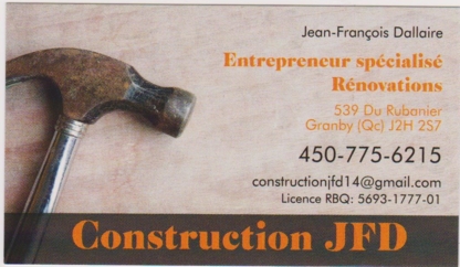 Construction JFD - Entrepreneurs généraux