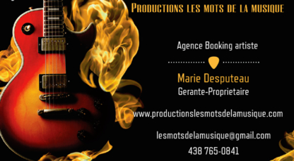 Productions les mots de la musique - Theatrical & Talent Agencies