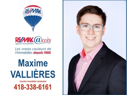 Maxime Vallières Courtier Immobilier Remax  - Courtiers immobiliers et agences immobilières