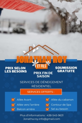 Voir le profil de Jonathan Roy & Fils - Pont-Viau