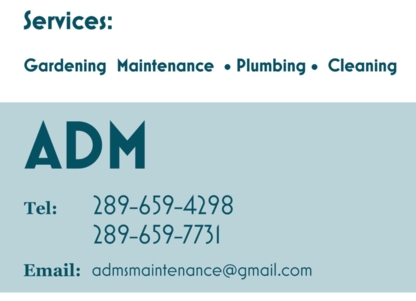 ADMS Maintenance - Landscape Contractors & Designers