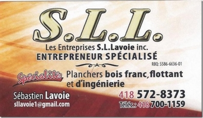 Les Entreprises SL Lavoie Inc. - Pose et sablage de planchers