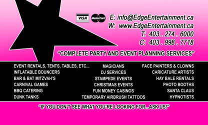 Edge Entertainment - Party Planning Service