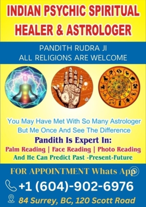 View Astrologer Rudra Ji’s New Westminster profile