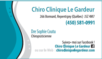 Chiro-Clinique Le Gardeur - Chiropraticiens DC