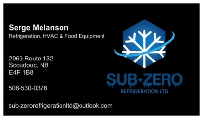 Sub-Zero Refrigeration Ltd - Vente et service de matériel de réfrigération commercial