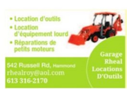 Roy Equipment Rentals  - Service de location général