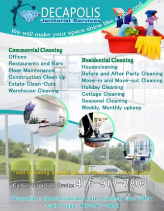 Decapolis Janitorial Services - Commercial, Industrial & Residential Cleaning