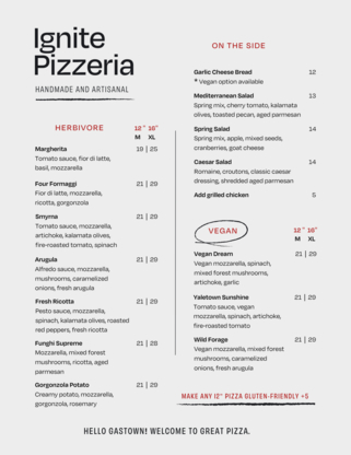 IGNITE PIZZERIA GASTOWN (EXPRESS) - Pizza & Pizzerias