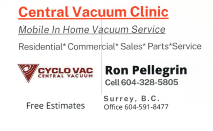 Central Vacuum Clinic - Home Vacuum Cleaners