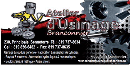 Atelier D'Usinage Branconnier - Cylindres pneumatiques et hydrauliques