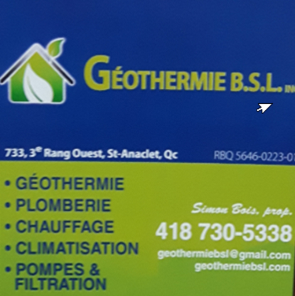 Géothermie BSL Inc - Géothermie