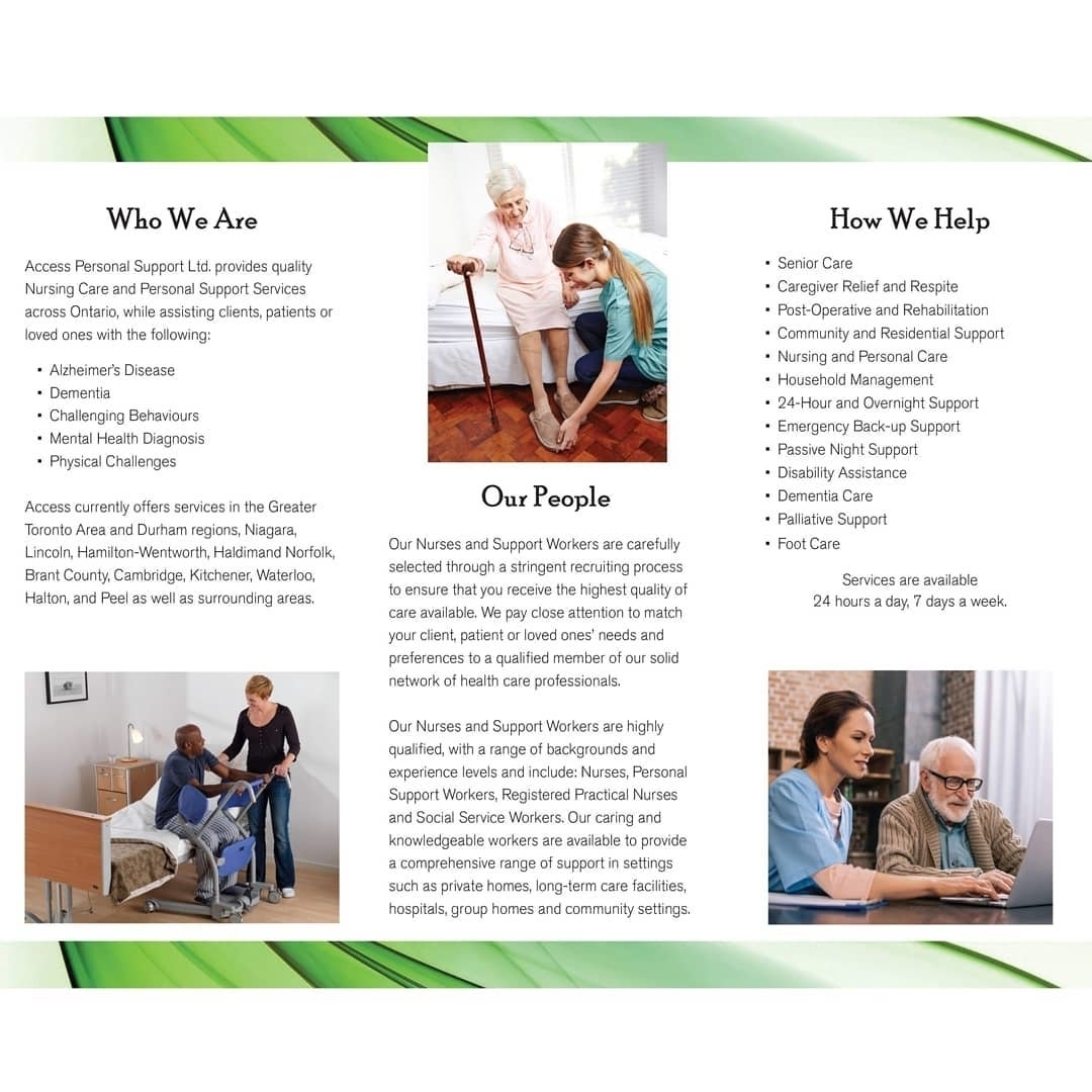 Access Personal Support Ltd. - Services de soins à domicile