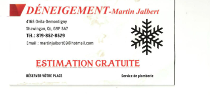 Déneigement Martin Jalbert - Snow Removal
