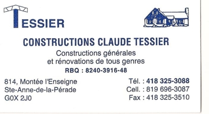 Construction Claude Tessier - Entrepreneurs en construction