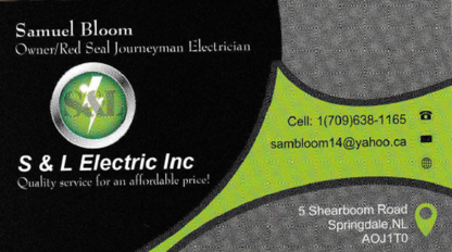 S&L Electric Inc - Électriciens