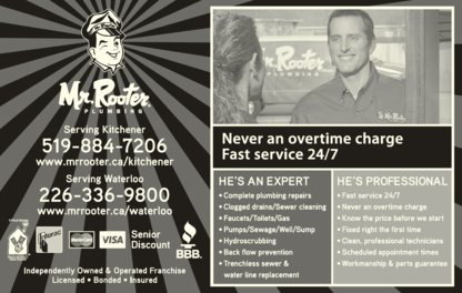 View Mr Rooter Plumbing of Kitchener ON’s Cambridge profile
