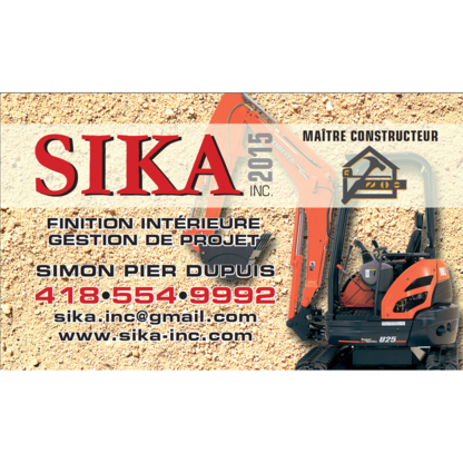 Maître Constructeur Sika Inc - Entrepreneurs en construction