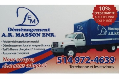 Déménagement A.R. MASSON ENR. - Moving Services & Storage Facilities