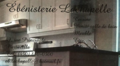 Ébénisterie Lachapelle - Kitchen Cabinets