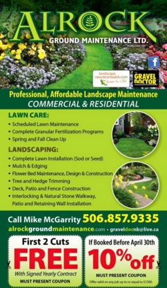 ALROCK Ground Maintenance Ltd - Landscape Contractors & Designers
