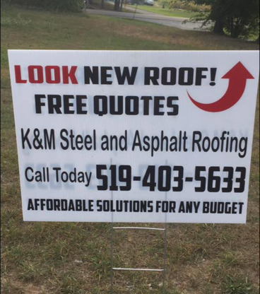 K & M Steel & Asphalt Roofing - Roofers