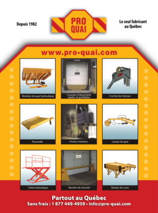 Pro-Quai Fabricant - Material Handling Equipment