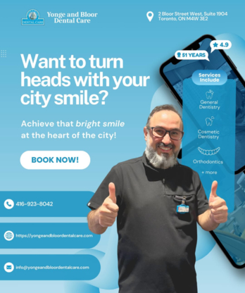 Yonge and Bloor Dental Care - Dr. Hamed Dadjou and Associates - Endodontists