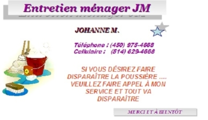 Entretien Ménager JM - Commercial, Industrial & Residential Cleaning