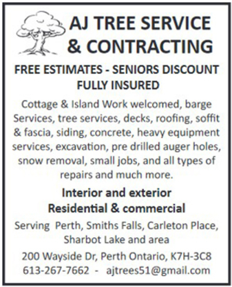 View Aj Tree Service & Contracting’s Carleton Place profile