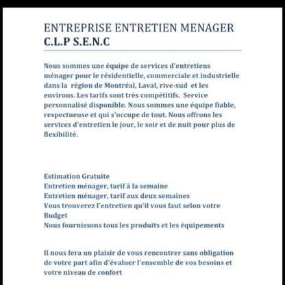 Entretien Ménager CLP - Commercial, Industrial & Residential Cleaning