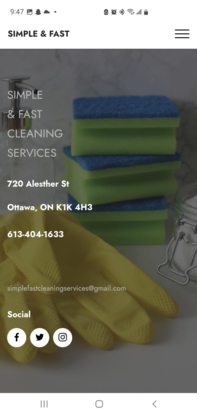 Simple And Fast Cleaning Services - Nettoyage résidentiel, commercial et industriel