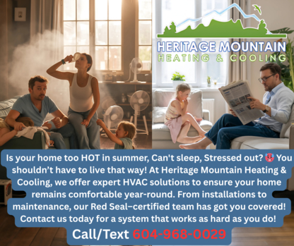 Heritage Mountain Heating and Cooling - Heating Contractors