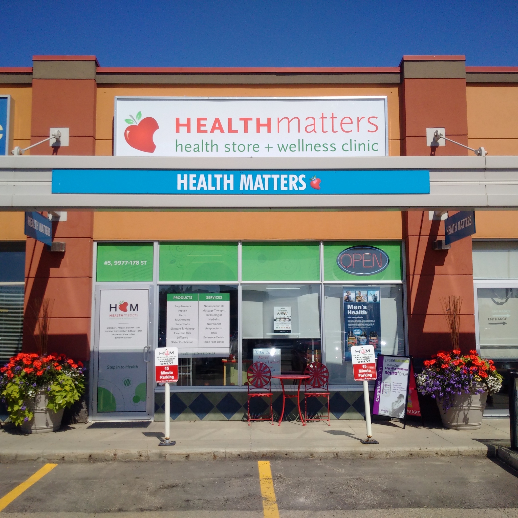 Health Matters Store & Wellness Clinic Opening Hours 59977 178 St