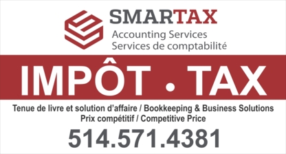 SMARTAX Accounting Services - Systèmes de comptabilité et de tenue de livres