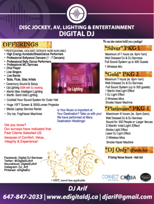 DIGITAL DJ - Toronto Wedding DJ Services - Dj et discothèques mobiles