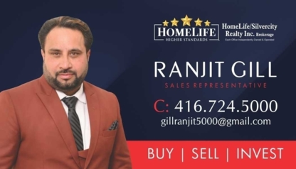 Ranjit Gill - Homelife Silvercity Realty Inc. - Courtiers immobiliers et agences immobilières