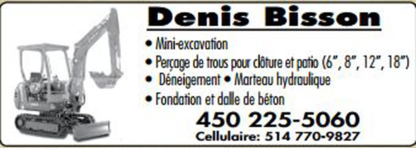 Denis Bisson Excavation - Entrepreneurs en excavation