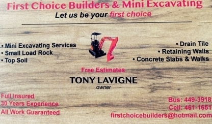 Voir le profil de First Choice Builders & Renovations - Lower St Marys