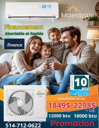 Maestrale Industrie Inc - Entrepreneurs en climatisation