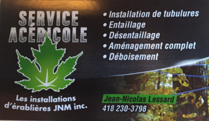 Les Installations Érablière JNM - Maple Syrup Equipment & Accessories