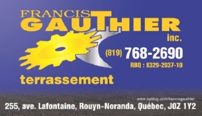 Francis Gauthier Terrassement - Well Digging & Exploration Contractors