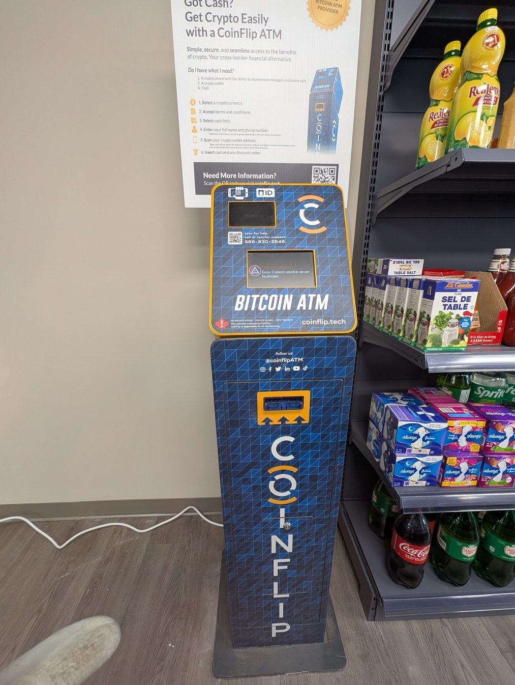 CoinFlip Bitcoin ATM - B-Square (Toronto) - Banques